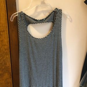 Stripped short dress